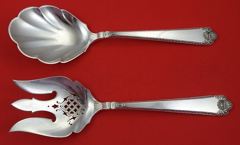 Salad Serving Set pierced  AS  9